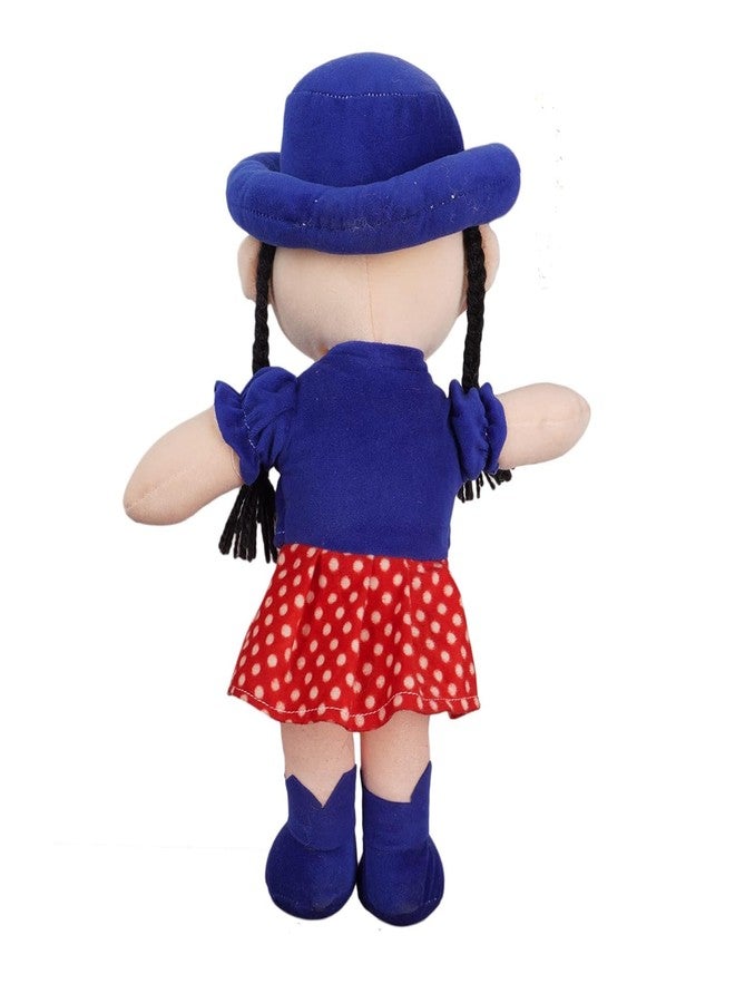 DearJoy Cap Rag Doll - Navy Blue, 40cm - Image 4